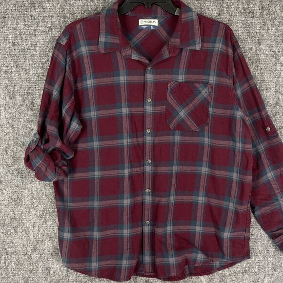 Magellan Shirt Mens XL Classic Fit Button-Down Long-Sleeve Business Casual - Picture 3 of 14